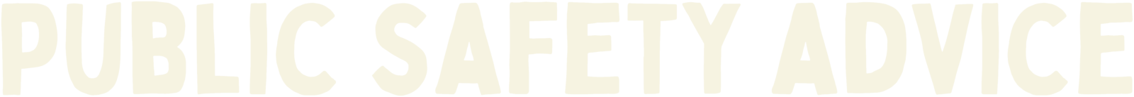 Public Safety Advice